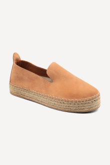Espadrile din piele întoarsă ART-2604-coral