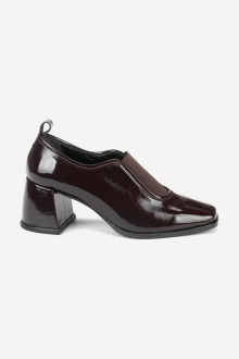 Pantofi cu toc de piele ADL-3322-26-maro