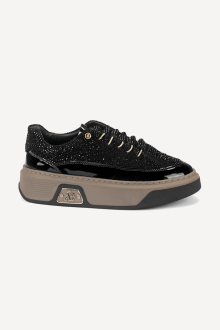 Pantofi sport din piele întoarsă și piele lăcuită ARG-25518