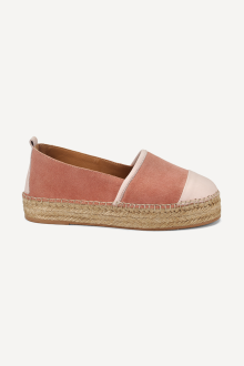 Espadrile din piele întoarsă ART-2602-roz