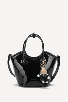 Geanta din imitatie de piele lacuita KB-27066