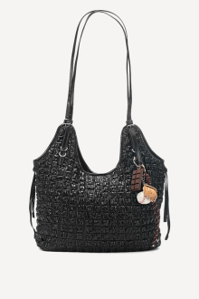 Geanta din imitație de piele KB-27089-negru