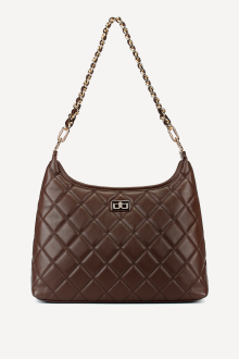 Geanta din imitație de piele KB-27128-maro