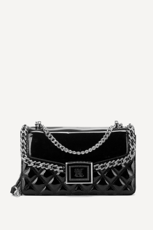 Geanta din imitație de piele KB-27179-negru