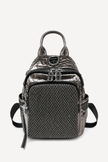 Rucsac din lac ecologic KB-27384-argintiu