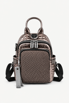 Rucsac din lac ecologic KB-27384-argintiu