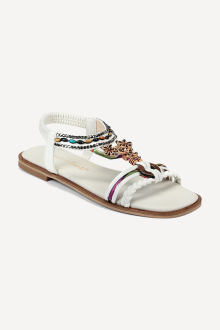 Sandale din piele MGZ-117-105-alb