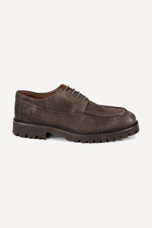 Pantofi din piele întoarsă MGZ-24-1405-maro