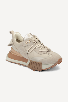 Pantofi sport de piele NSR-6530-bej