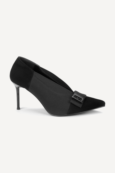 Pantofi cu toc înalt din piele întoarsă ADL-292-26