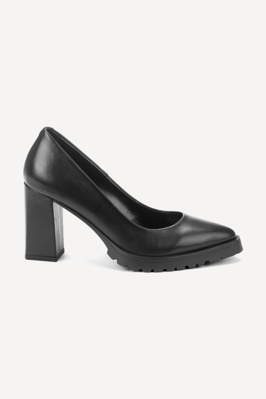 Pantofi cu toc înalt din piele naturală ADL-3034-25