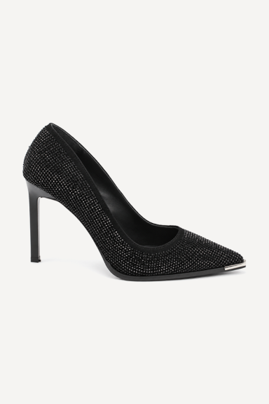 Pantofi cu toc înalt din piele întoarsă ADL-336-27