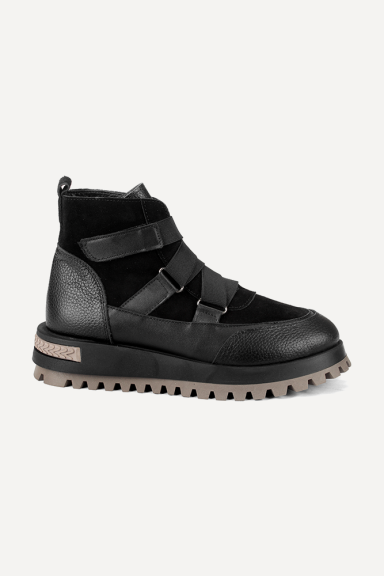 Botine sport din piele și piele întoarsă ARG-2604