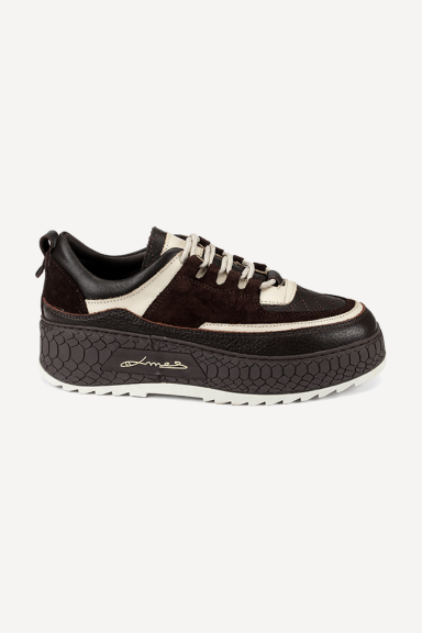 Pantofi sport din piele naturală și piele întoarsă ARG-2771
