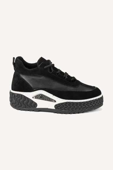 Pantofi sport din piele și piele întoarsă ARG-25506/1