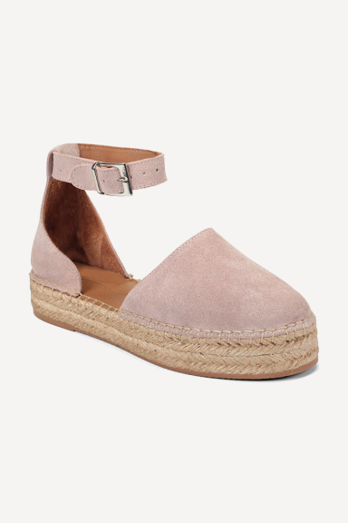 Espadrile din piele întoarsă ART-2608-roz