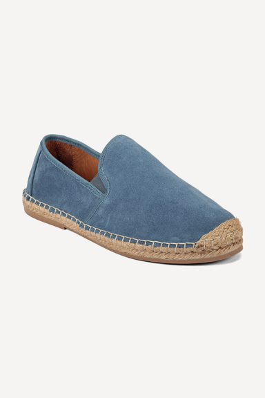 Espadrile din piele întoarsă ART-26101-denim