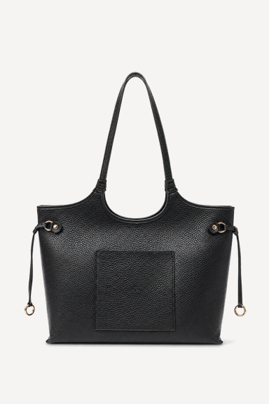 Geantă din piele ecologică DS-6486-negru