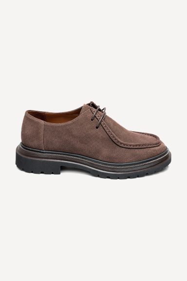 Pantofi din piele întoarsă DVR-1488-3