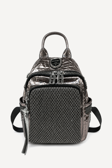 Rucsac din lac ecologic KB-27384-argintiu