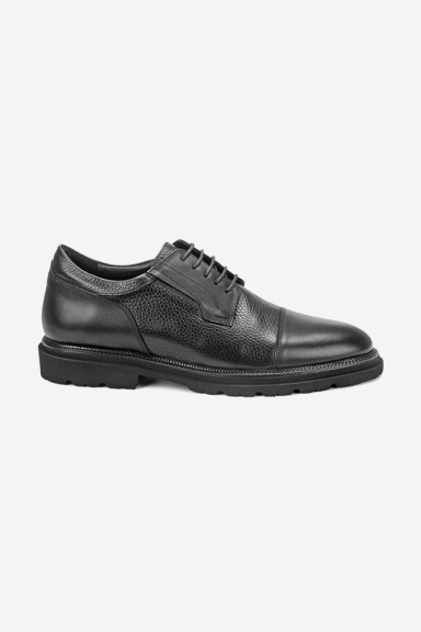 Pantofi din piele naturală MGZ-130-65-negru