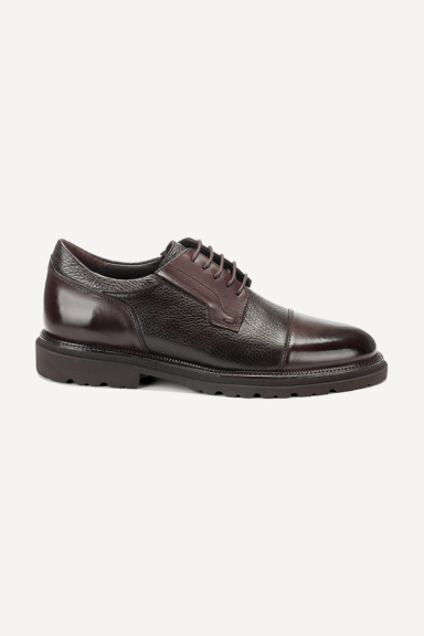 Pantofi din piele naturală MGZ-130-65-maro