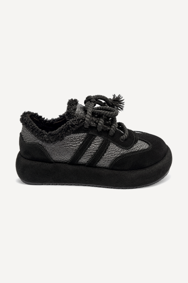 Pantofi sport din piele întoarsă și piele naturală MGZ-200-27-034