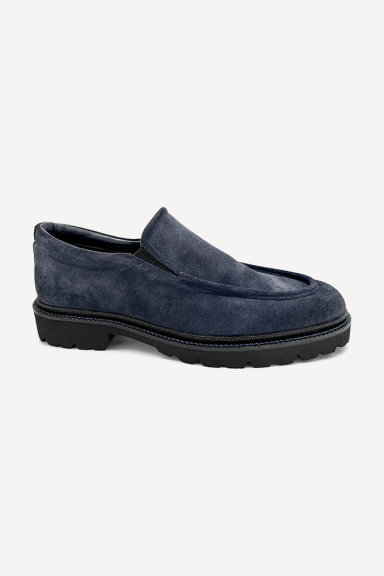 Pantofi din piele întoarsă MGZ-24-E10201-74-albastru