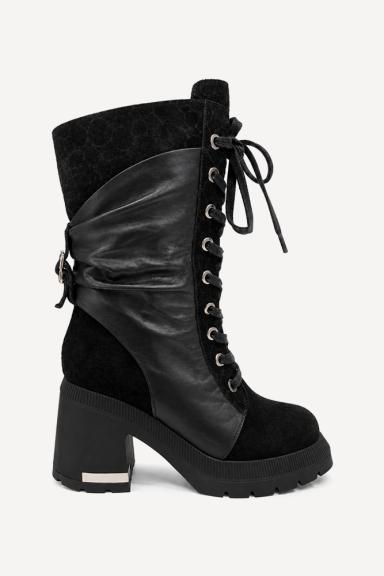Ghete din piele MGZ-358-6412-Negru