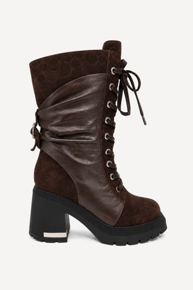Ghete din piele MGZ-358-6412-Maro