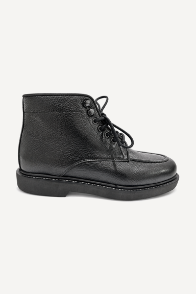 Ghete bărbătești din piele naturală MGZ-393-2822-negru