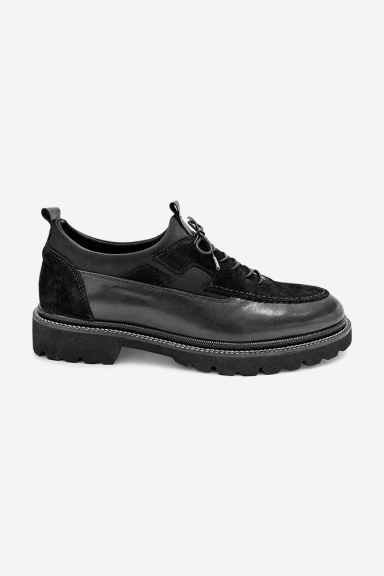 Pantofi din piele naturală și piele întoarsă MGZ-469-1800-10