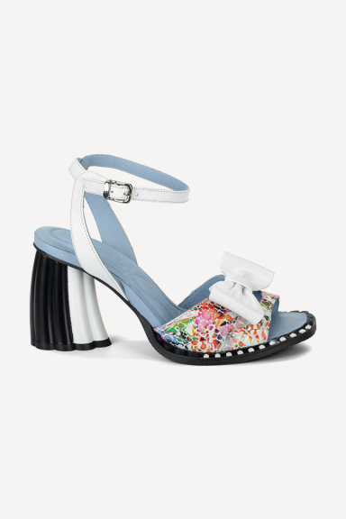 Sandale din piele naturală cu imprimeu MGZ-90-156