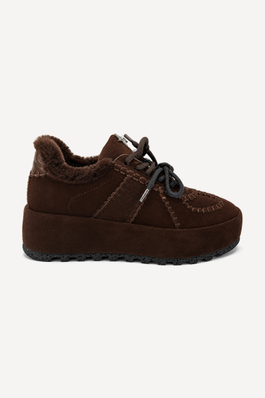 Pantofi sport din piele întoarsă NSR-9503