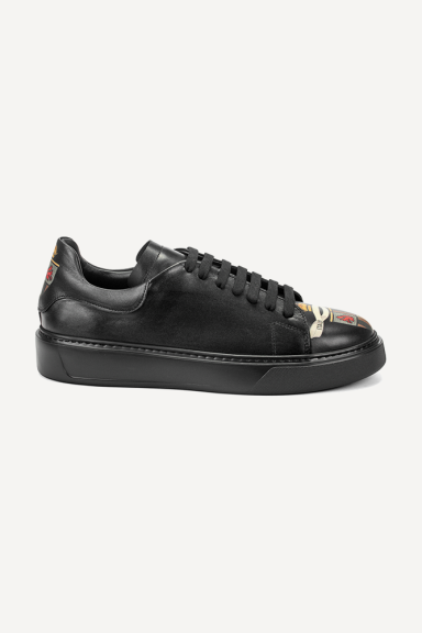 Pantofi sport din piele cu imprimeu VSL-2384