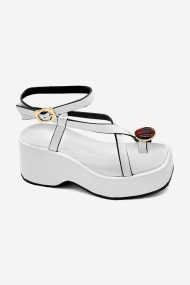 Sandale din piele cu platformă ART-3423