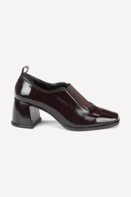 Pantofi cu toc de piele ADL-3322-26-maro