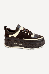 Pantofi sport din piele naturală și piele întoarsă ARG-2771