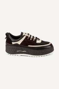 Pantofi sport din piele naturală și piele întoarsă ARG-2771