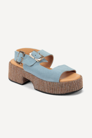 Sandale cu platforma din piele ART-3420