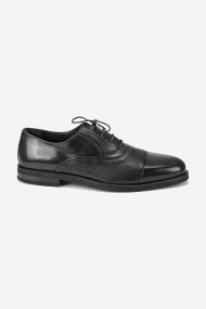 Pantofi din piele naturală DVR-75172-negru
