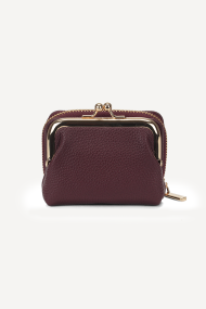 Portofel din piele ecologică KB-27076-burgundy