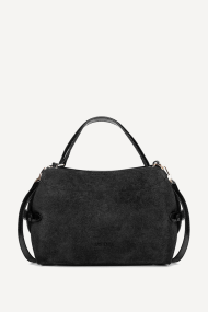 Geantă din imitație de piele întoarsă KB-27082-negru