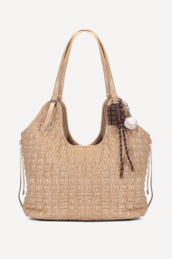 Geantă din piele ecologică KB-27089-bej