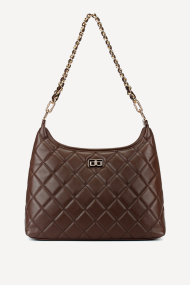 Geanta din imitație de piele KB-27128-maro