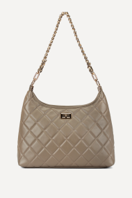 Geanta din imitație de piele KB-27128-vizon