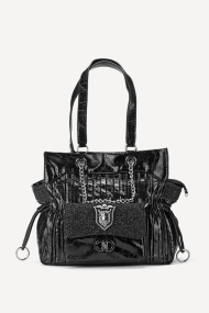  Geanta din imitație de piele KB-27284-negru