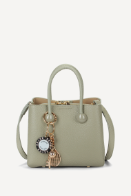 Geanta din imitație de piele KB-7466-verde