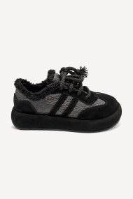 Pantofi sport din piele întoarsă și piele naturală MGZ-200-27-034