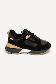 Pantofi sport din piele întoarsă și piele MGZ-253-9088